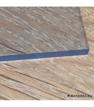 Plaque de PMMA Fluo Bleu