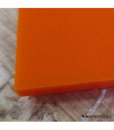 PMMA Coulé Orange 3mm