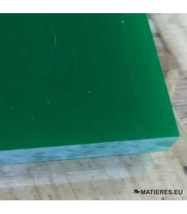 Plexiglas vert foncé
