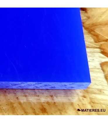 Plaque PMMA Coulé Bleu 3mm